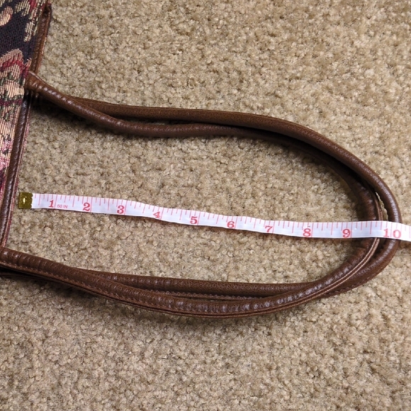 Bueno Floral Tapestry Tote - Pink and Brown - Picture 14 of 14